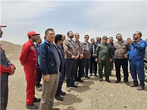 بازدید مسئولین ذوب آهن اصفهان از معدن ققنوس