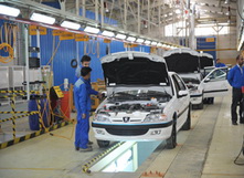 توليد انبوه در سايت ايران خودرو فارس