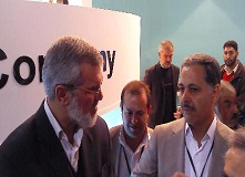 بازديد سردار رويانيان از غرفه شرکت ملي مس
