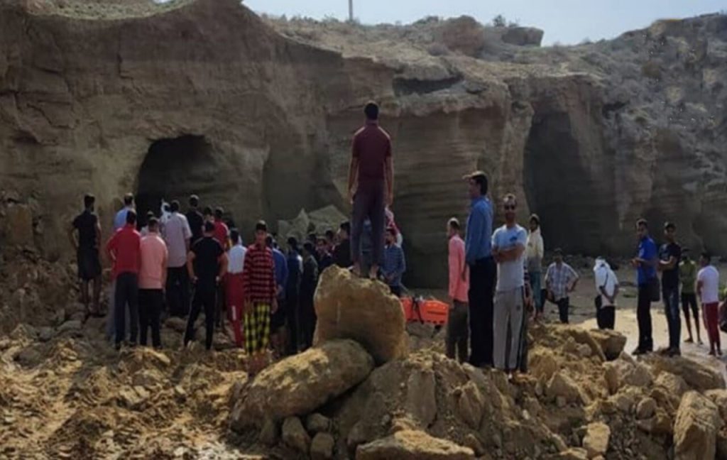 پلمب يک معدن کروميت در شهرستان جغتاي