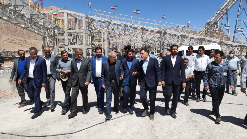 بازديد وزير صمت از بزرگترين معدن سرب و روي خاورميانه