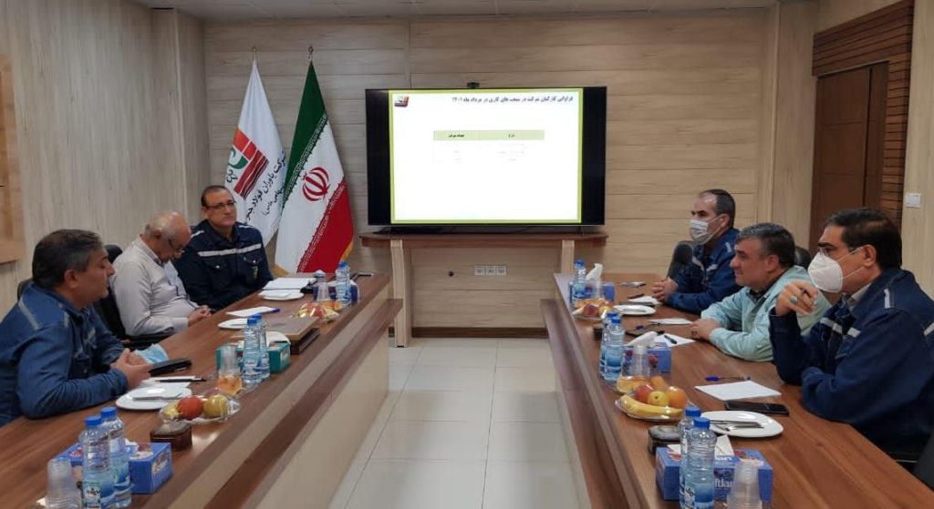 بازديد قائم مقام مديرعامل فولاد خوزستان از شرکت ياوران فولاد جنوب