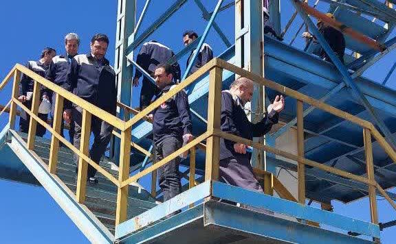 بازديد مديرعامل ذوب آهن اصفهان از مديريت ايمني و آتش نشاني شرکت