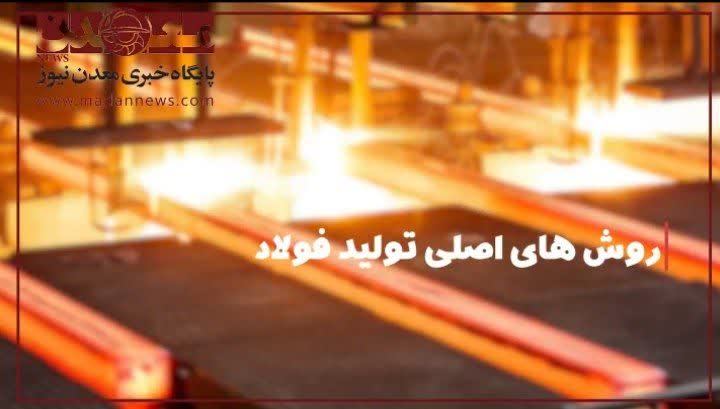 روش‌هاي اصلي توليد فولاد
