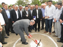 کلنگ تصفيه خانه فاضلاب شهرک صنعتي بوکان به زمين خورد