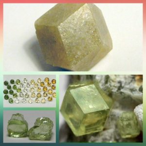 گروسولار سنگي شبيه گوهر