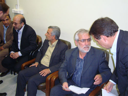 حضور رئيس سازمان زمين شناسي در ستاد ارتباطات مردمي سازمان صنعت، معدن و تجارت خراسان رضوي