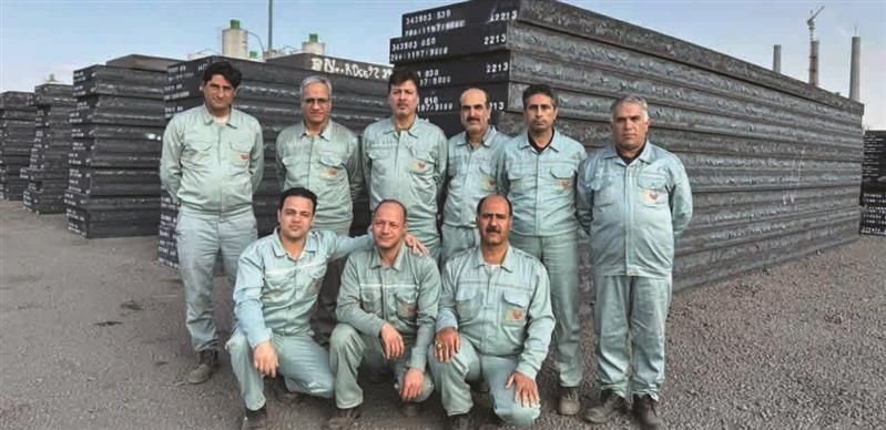 ركورد تعداد تختالهای فروشی بازرسیشده فولاد مبارکه شكسته شد