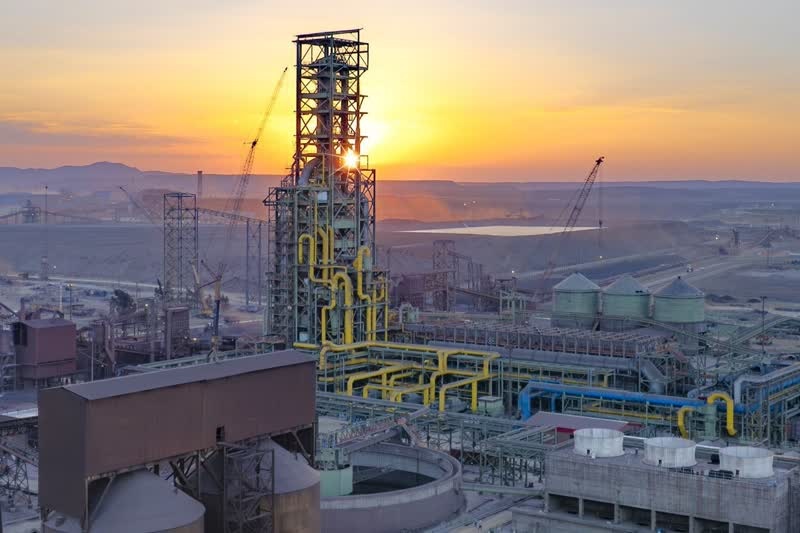 رشد تولید و فروش در شرکت توسعه آهن و فولاد گلگهر