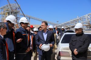 بازدید مدیرعامل فملی از پروژه احداث کارخانه فلوتاسیون سرباره خاتون‌آباد