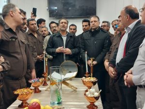 حضور مدیرعامل شرکت ملی مس در لحظه تحویل در مجتمع مس سرچشمه