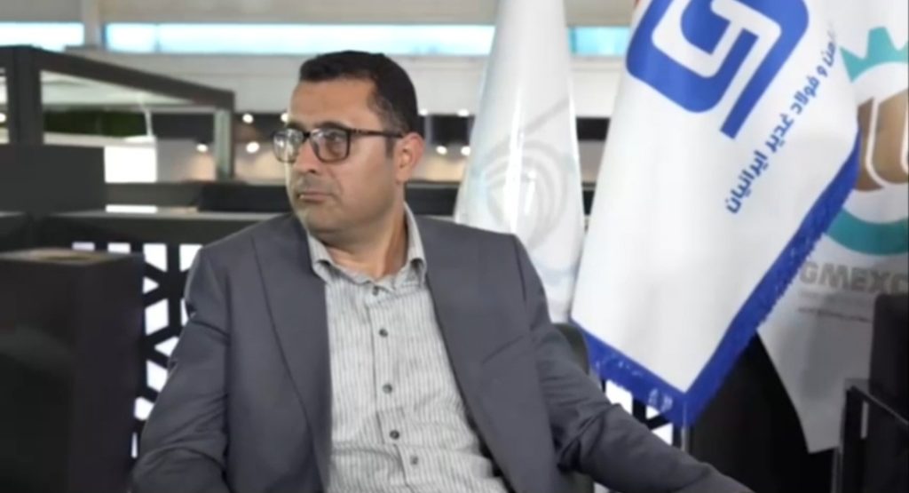 بازدید رشید کتال مدیرعامل شرکت اکتشاف معادن و صنایع غدیر از غرفه این شرکت در نمایشگاه ایران اکسپو ۲۰۲۵