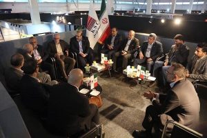 بازدید معاون اقتصادی و سازندگی سپاه پاسداران انقلاب اسلامی از غرفه فولاد خوزستان