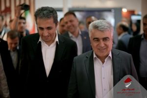  بازدید رئیس هیئت عامل ایمیدرو از غرفه صبانور در رویداد جامع معدن و صنایع معدنی