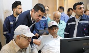 بازدید استاندار هرمزگان و مدیرعامل فولاد مبارکه از صبا فولاد خلیج‌فارس