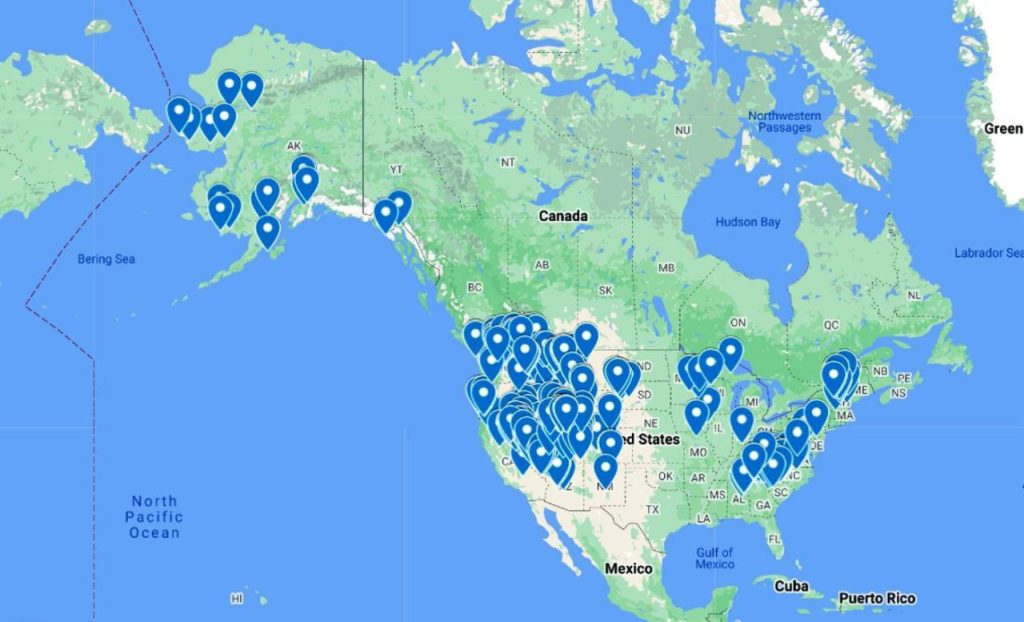 نقشه جدید، مکان بزرگترین ذخایر طلای آمریکا را نشان میدهد