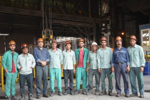 ۱۵ ماه تولید بدون ذوب دانگرید آنالیز شیمیایی در شرکت فولاد هرمزگان