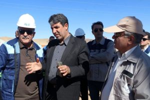 بازدید نماینده مجلس و مدیرعامل صبانور از پروژه کنسانتره‌سازی گلالی کردستان