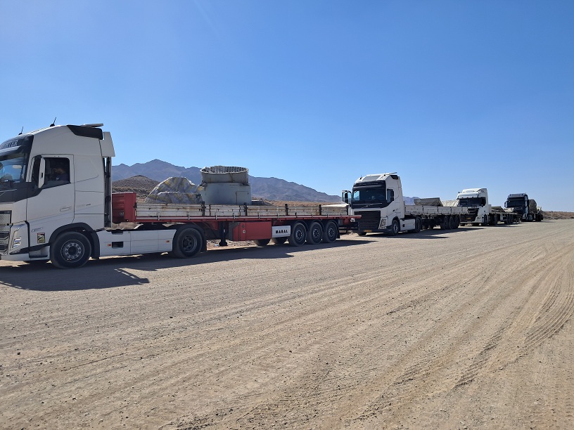 ورود نخستین محموله تجهیزات کارخانه فرآوری طلای خونیک