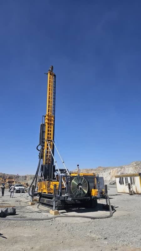 ورود دستگاه نسل جدید حفاری S25 DBC به مجتمع سنگ‌آهن سنگان