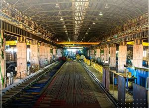 ثبت رکورد جدید تولید ماهیانه میلگرد در کارخانه نورد بردسیر