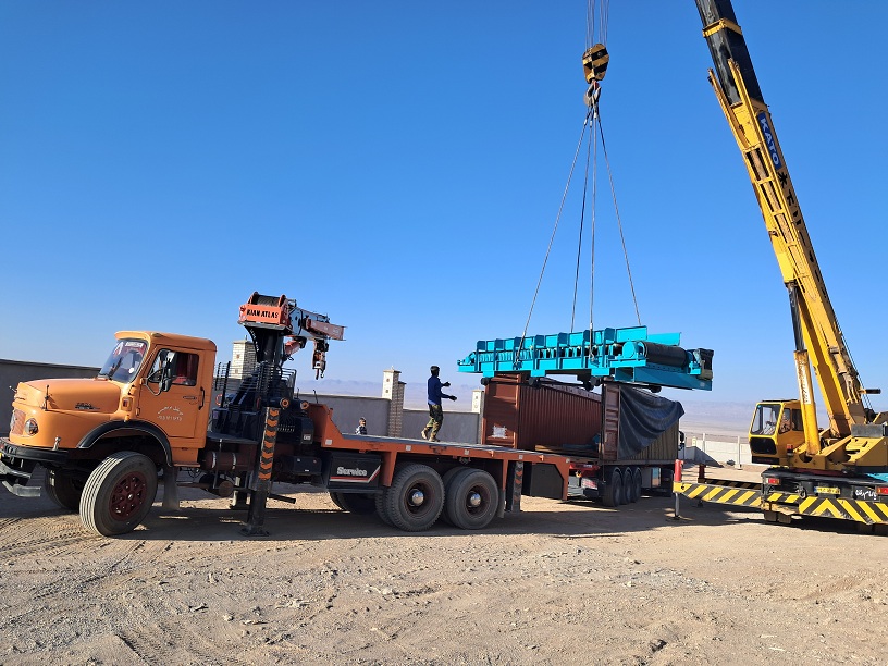 ورود دومین محموله تجهیزات کارخانه فرآوری طلای خونیک