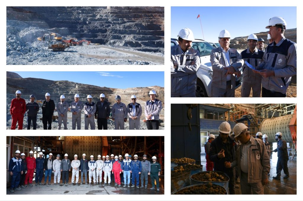 بازدید میدانی مدیرعامل صبانور از معادن و کارخانجات بیجار