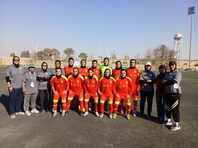 برد خانگی دختران فولاد خوزستان در هفته هشتم لیگ یک فوتبال زنان