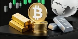 طعنه طلا و نقره به بیت‌کوین؛ فلزات گرانبها رکورد زدند، رمزارزها عقب نشستند