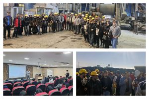 بازدید آموزشی دانشجویان معدن کردستان از معدن گلالی و کارخانه کنسانتره صبانور