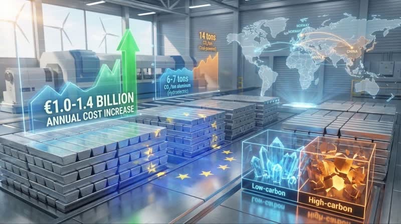 مالیات کربن؛ نقطه عطف تاریخی در صنعت آلومینیوم اروپا