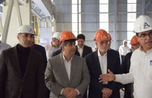 بازدید مدیرعامل فولاد مبارکه از منطقه آزاد لامرد و مجتمع آلومینیوم جنوب