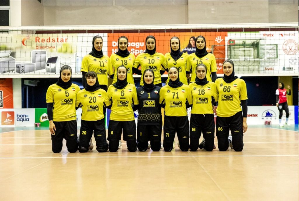 صعود مقتدرانه والیبال زنان فولاد مبارکه سپاهان به فینال لیگ آسیای مرکزی