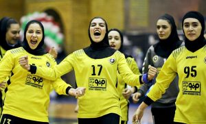 پیروزی قاطع هندبال بانوان فولاد مبارکه سپاهان مقابل کسری گرمدره